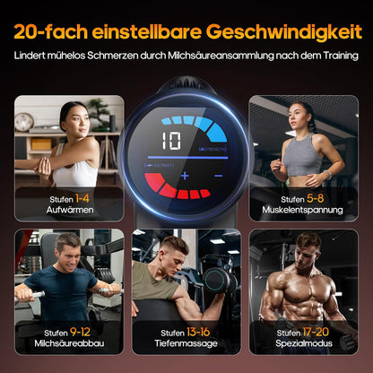 AERLANG Massagepistole mit Wärmefunktion, Muskel Massage Gun