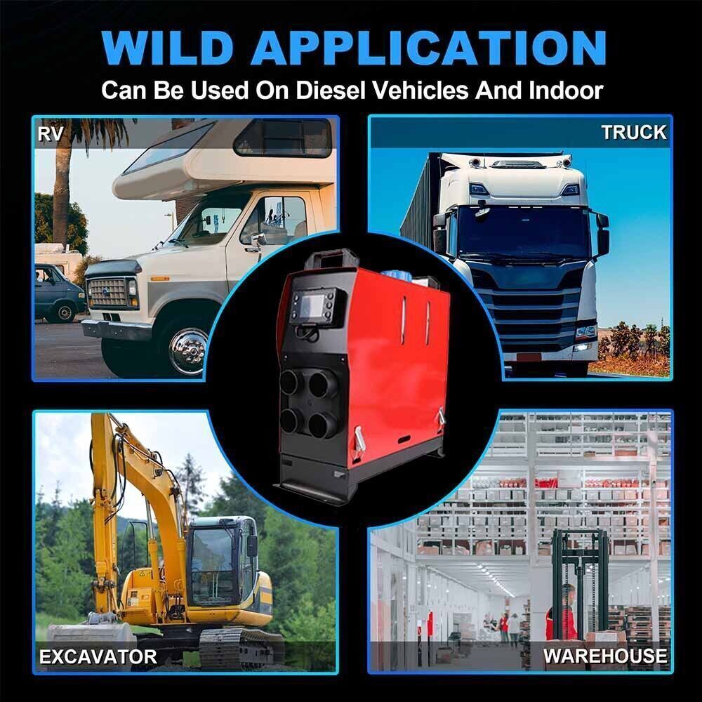 Chauffage à Air Diesel Standheizung Luftheizung Heizung 8KW 12V PKW LKW LCD voiture