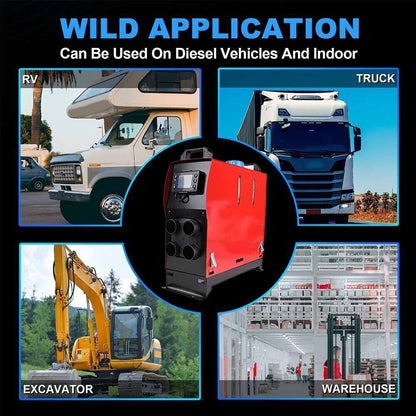 Chauffage à Air Diesel Standheizung Luftheizung Heizung 8KW 12V PKW LKW LCD voiture