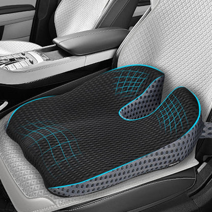 Ajiteogy Keilkissen für Fahrer Ergonomisches Autositzkissen Memory Foam