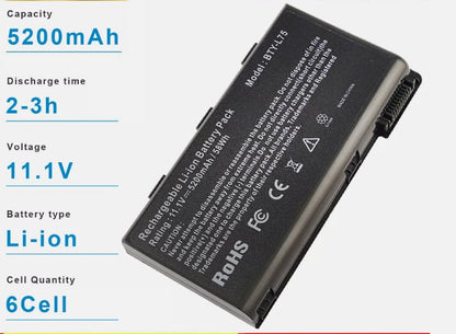 Akku BTY-L75 11.1V 5200mAh für MSI A6200 CR600 CR610 CR620 A5000 CR700 A6000