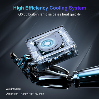 ALLIWAVA GX55 Mini PC N5105 2.9GHz 8GB RAM 256GB SSD M.2 Micro Desktop Computer