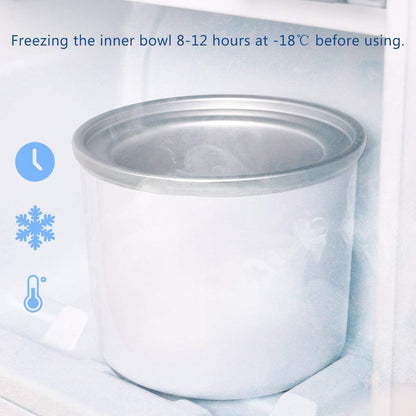Sweet Alice 1,5 Liter Eisbeeriter 3 in 1 mit Timer weiß für Zuhause