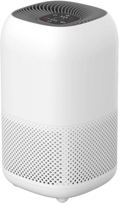 Amazon Basics HEPA Luftreiniger, deckt bis zu 12 m² Raum ab, UK-Stecker, Weiß