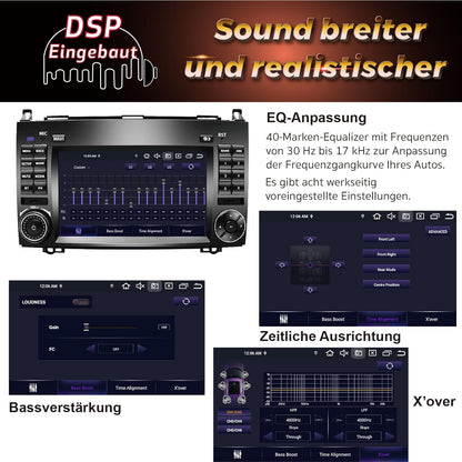 Amaseaudio Android 14 Autoradio 7zoll für Benz W169 W245 W906, 8 Kern (4+64)