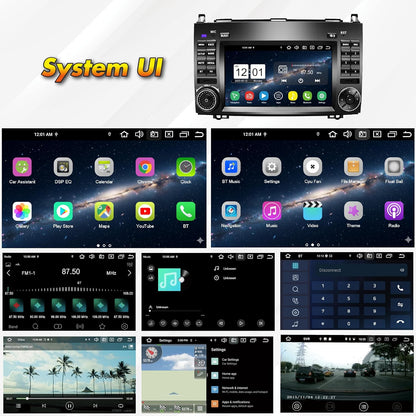 Amaseaudio Android 14 Autoradio 7zoll für Benz W169 W245 W906, 8 Kern (4+64)