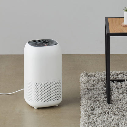 Amazon Basics HEPA Luftreiniger, deckt bis zu 12 m² Raum ab, UK-Stecker, Weiß