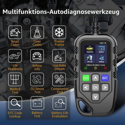 Anluomania OBD2 Diagnosegerät Auto, Codeleser,für Autos Nach 1996