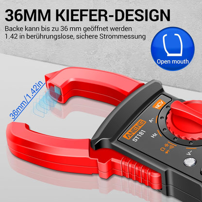 ANENG Multimeter ST181 Stromzange,4000 Counts TRMS mit AC/DC-Spannung