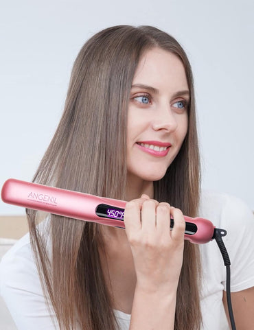 ANGENIL Haarglätter und Lockenstab in einem, haare glatteisen keramik ionen haarschonend