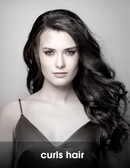 ANGENIL Titan-Glätteisen und Lockenwickler 2 in 1, glättende Lockenstäbe