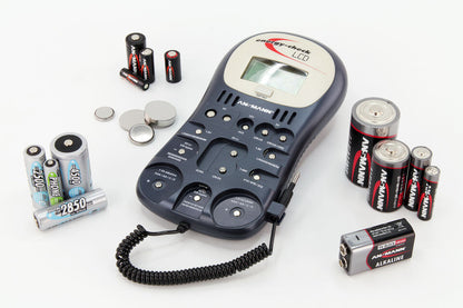 Testeur de batterie ANSMANN Energy Check LCD - Informations sur la capacité et le niveau d'énergie 