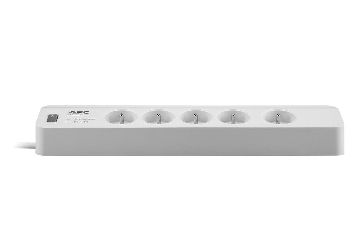 APC Essential SurgeArrest 5 Steckdoses 230 V PM5-FR Blanc