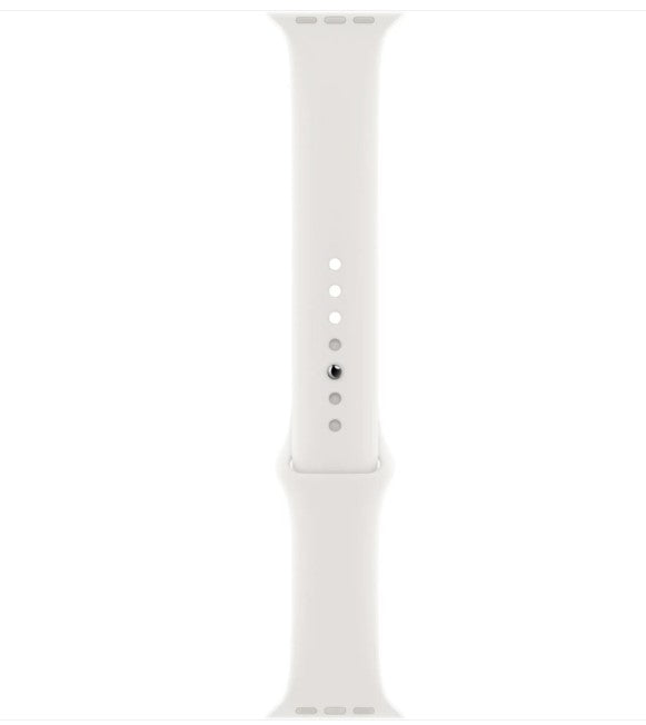 Bracelet sport Apple Watch 42 mm/44 mm/45 mm/49 mm, blanc