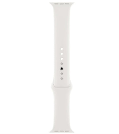 Bracelet sport Apple Watch 42 mm/44 mm/45 mm/49 mm, blanc