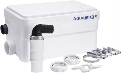 Aquamatix Duscha Duschpumpe 250W Hebeanlage Kompakte Abwasserpumpe  2 Zuläufe