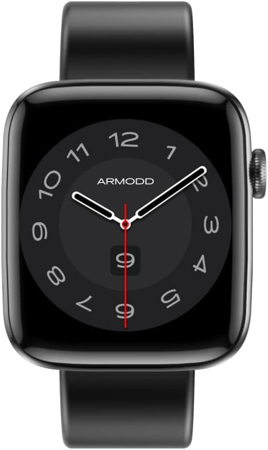 ARMODD Squarz 9 Pro Smartwatch Damen/Herren Fitness Tracker mit 1,72 Zoll Touchscreen