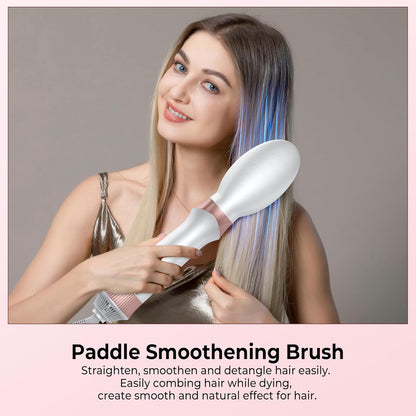 Haartrockner  Airstyler 4 in 1 Volumiser Hairstyler Ionen Warmluftbürste Föhn mit Föhnbürste