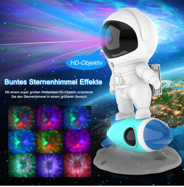 Astronaut LED Raketen Sternenhimmel Projektor Nachtlicht APP Steuerung Bluetooth mit Fernbedienung
