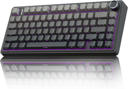 AULA F75 PRO Mechanische Tastatur Gaming,2.4GHz/Type-C/BT5.0 Mechanical Keyboard