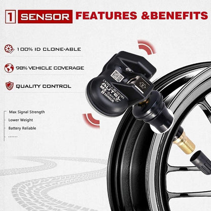 Capteur Autel TPMS MX-Sensor 315 MHz + 433 MHz Programmable Universalventil