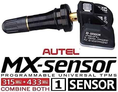 Capteur Autel TPMS MX-Sensor 315 MHz + 433 MHz Programmable Universalventil