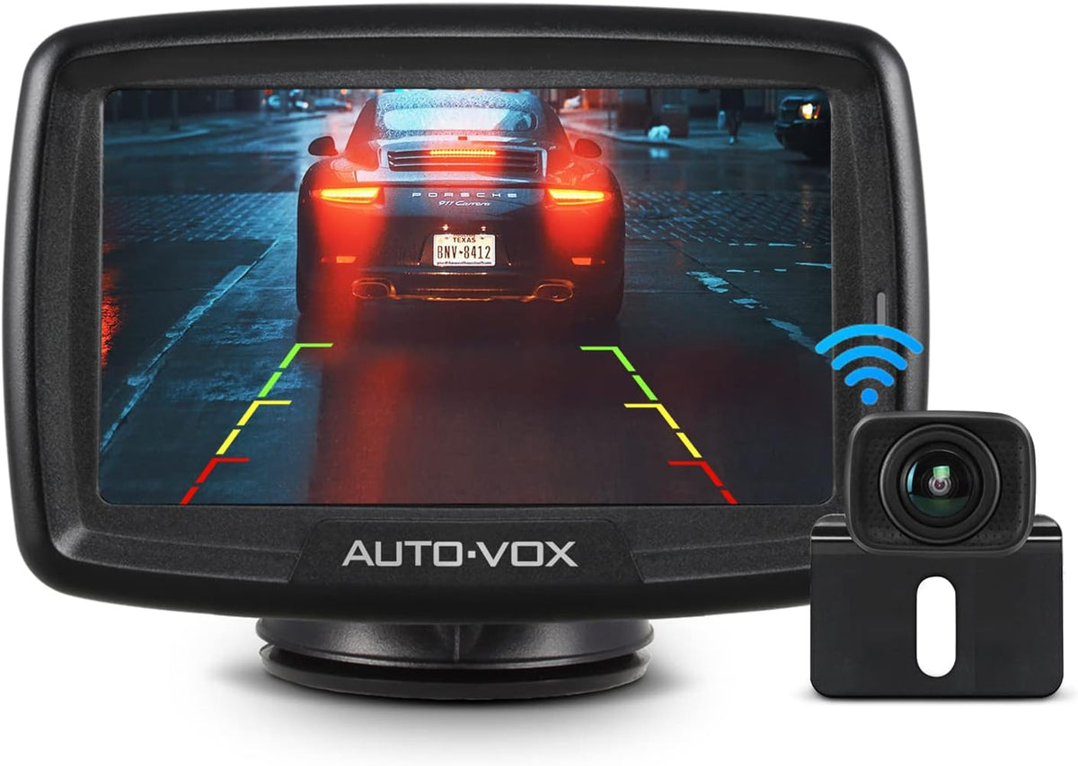 AUTO-VOX CS-2 Digital-Rückfahrkamera-Set, stabiles Signal,Nachtsicht