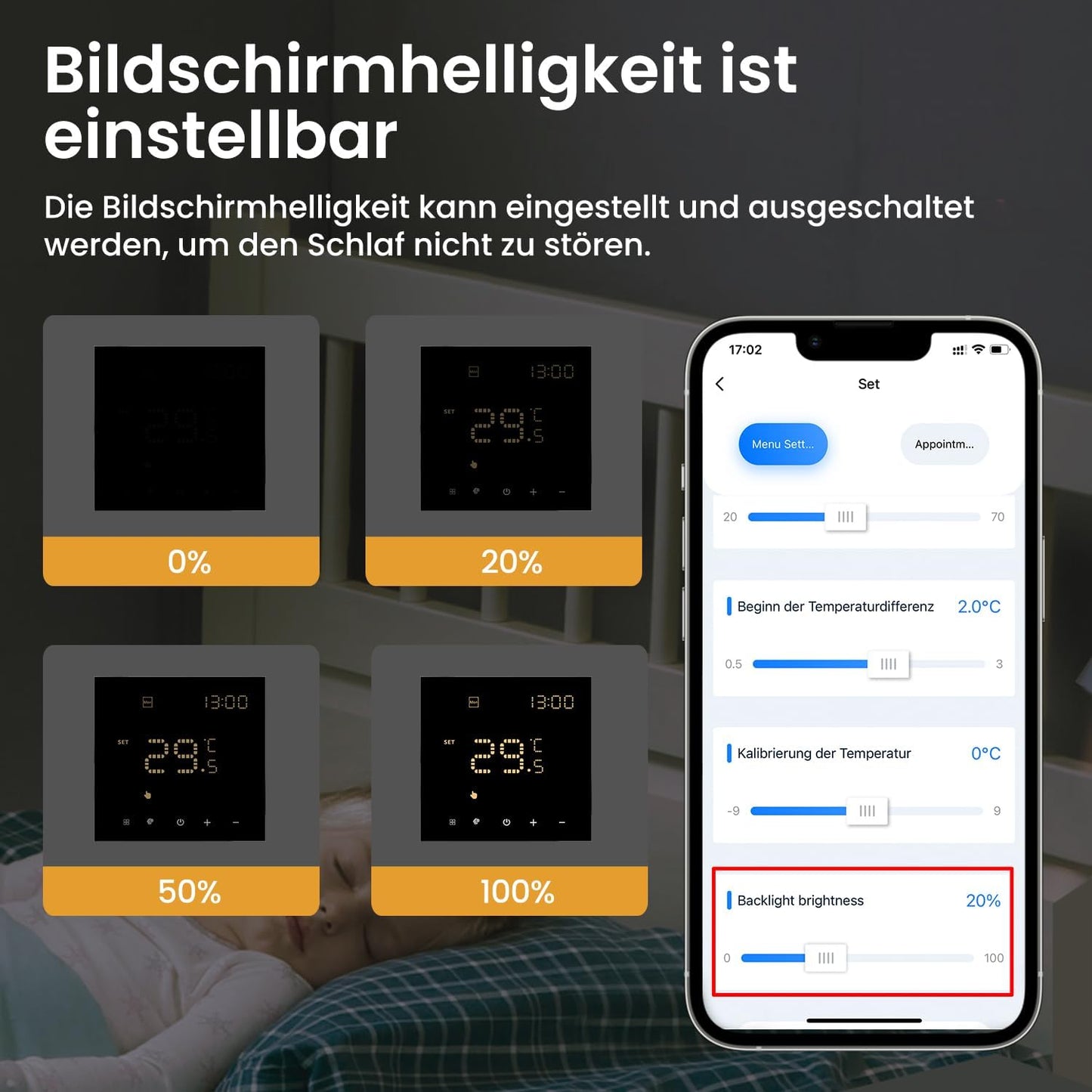 AVATTO Thermostat für Wasser-Fußbodenheizung, Smart WiFi programmierbarer Raumthermostat