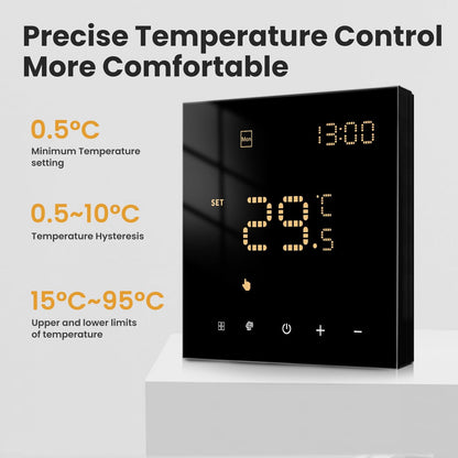 AVATTO Thermostat für Wasser-Fußbodenheizung, Smart WiFi programmierbarer Raumthermostat