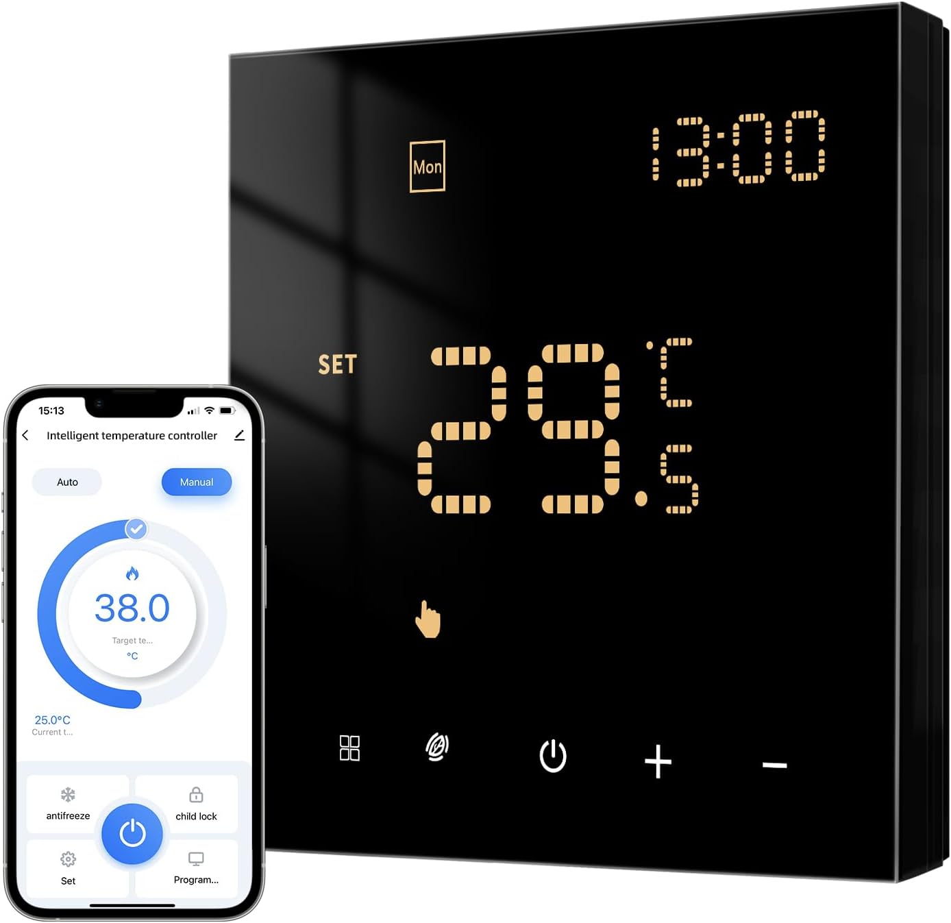 AVATTO Thermostat für Wasser-Fußbodenheizung, Smart WiFi programmierbarer Raumthermostat