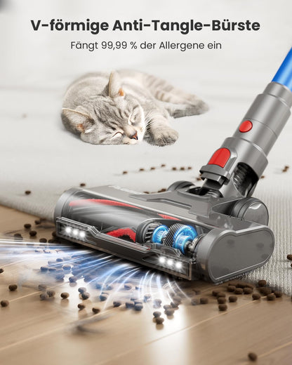 Avalsor CyberG9 Akku Staubsauger 50000Pa/600W/65Min Kabellos 1,8L mit OLED-Display