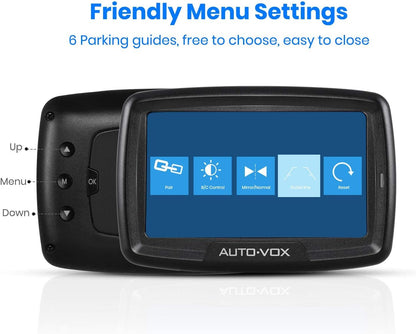 AUTO-VOX CS-2 Digital-Rückfahrkamera-Set, stabiles Signal,Nachtsicht