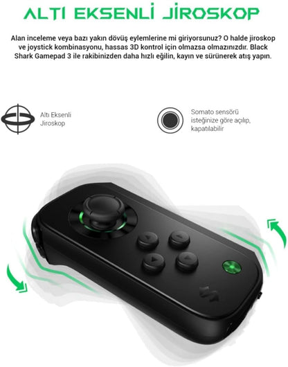 Manette de jeu Black Shark 3 (ensemble) - L