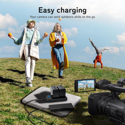 2-Pack 8800mAh Ersatzakku und USB-Ladegerät für Sony NP-F970 /NP-F960. batterien
