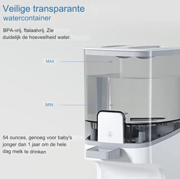 Automatischer Flaschenzubereiter Flaschenwärmer Baby,Instant Warmer,Wasserspender  24H, 3 Modi, 1600 ml
