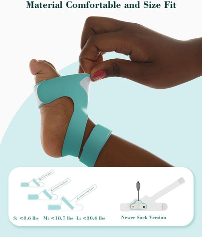 Babytone BabyO2 S2 Pulsoximeter  Schlafmonitor mit Echtzeit-Basisstation für 0-3 Jahre