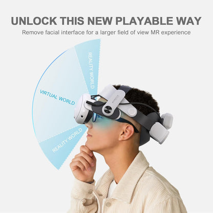 BOBOVR M3 Pro Strap mit Akku,Kompatibel mit Meta Quest 3/Quest 3S