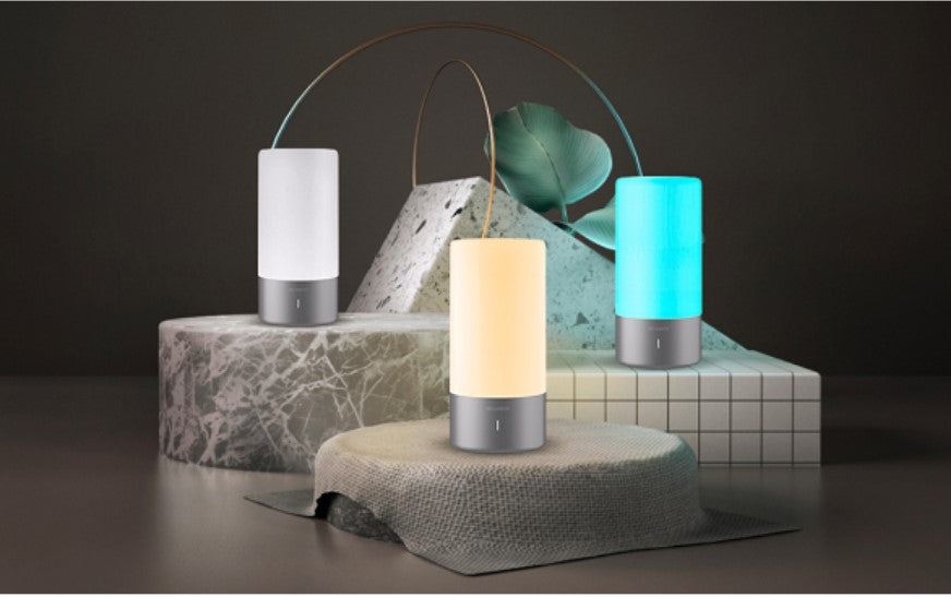 BC MASTER Touch Control Nachttischlamp,dimmbare Tischlampe, USB