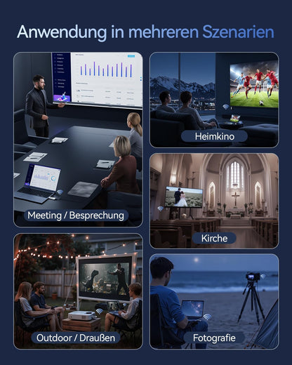 BRAIDOL Wireless HDMI Transmitter and Receiver, HDMI Funkübertragung 4K 100M/328FT, 5G