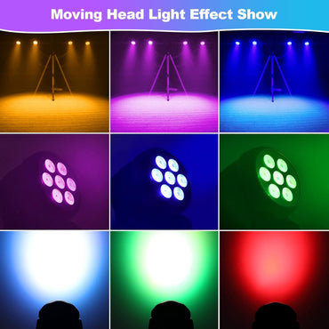 BETOPPER Moving Head LM70SR Bühnenlicht LED 7x8W DMX RGBW(2 stück)
