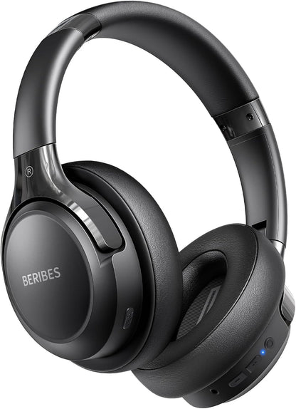 BERIBES Bluetooth Kopfhörer Kabellos Over Ear 65h Akku 6 EQ-Modi,BT 6.0