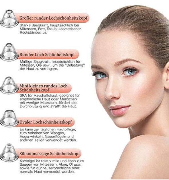 Bestope Mitesser Entferner Staubsauger - Mitesser entfernen - Porenreiniger