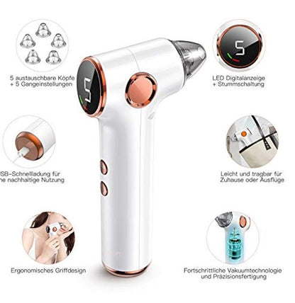 Bestope Mitesser Entferner Staubsauger - Mitesser entfernen - Porenreiniger