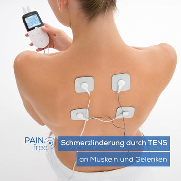 Beurer EM 49 Digital TENS/EMS, poussette de voyage 3 en 1 pour soulager la douleur grâce à la neurostimulation électrique, fonction massage, avec 4 électrodes