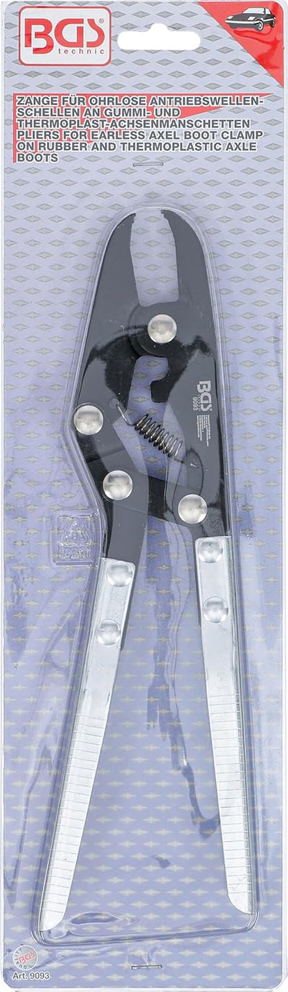 BGS 9093  Ohrlos-Antriebswellenschellen-Zange  260 mm