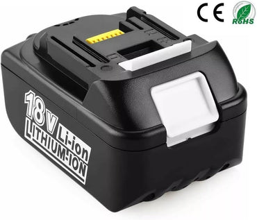 1 x BL1850B Akku (18V 5,0 Ah ) mit Ladegerät DC18RC Ersetzen für Makita Akku BL1850B BL1850 BL1840B BL1840 BL1830B BL1830 BL1850 BL1835 BL1845 BL1815 mit LED-Anzeige