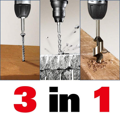 BLUE RIDGE 18V Bohrhammer, 2Ah, SDS-plus-Wechselfutter, 10 St. Zubehör, zum Hämmern, Schrauben, Bohren, im Koffer - BR2824K
