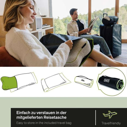 BLACKROLL Erholungskissen (50 x 30 cm), Kopfkissen für erholsamen Schlaf Grau