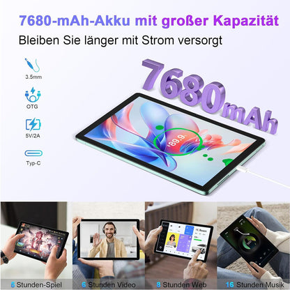 Tablette Blackview Tab 80 4G double SIM Android 13, 10 pouces, 128 Go, 7680 mAh