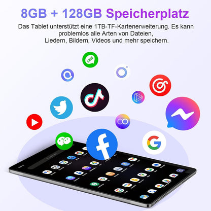 Tablette Blackview Tab 80 4G double SIM Android 13, 10 pouces, 128 Go, 7680 mAh